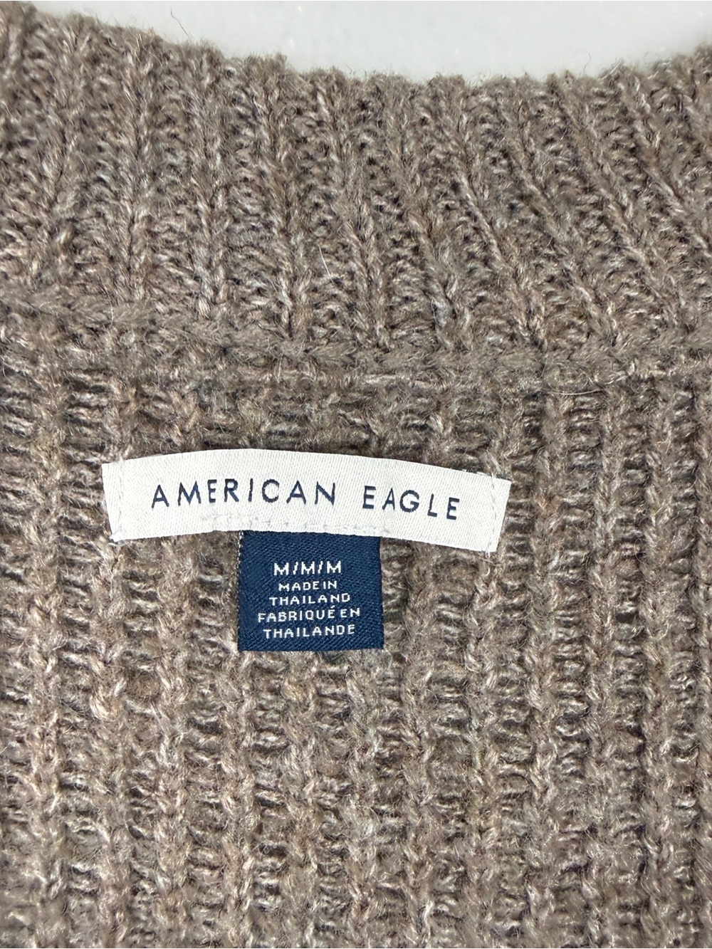 American Eagle 2025 Ribbed Knit Sweater Vest - Picture 4 of 5